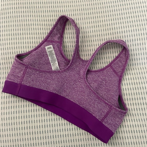 Purple Nike Pro Sports Bra - Picture 2 of 3